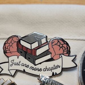 Book Lover Enamel Pin